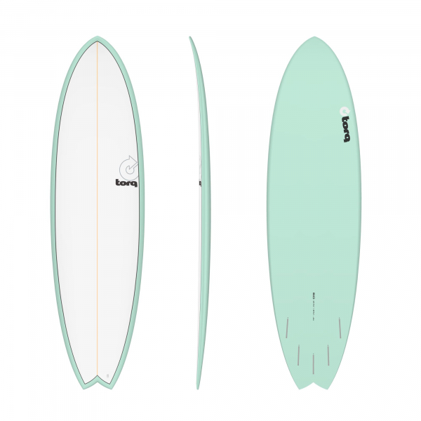 Surfbräda Torq Fish 6 10 SeaGreen i gruppen Vågsurf / Vågsurfbrädor / Fun/ Fish / Minimal / Hybrid hos Surfspot Sweden AB (2017)