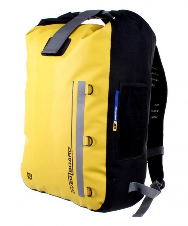 OverBoard waterproof Backpack 45 Lit Yellow Classic i gruppen SUP / SUP tillbehör / Vattentäta väskor SUP hos Surfspot Sweden AB (20860)