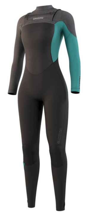 Mystic Diva Fullsuit 5/3mm Double Fzip Women Black/Mint Large i gruppen Våtdräktsprodukter / Våtdräkter / Våtdräkt dam hos Surfspot Sweden AB (35000-210075-956-L)