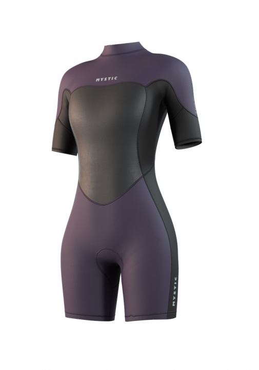 Brand Shorty 3/2mm Bzip Flatlock Women Deep Purple 2025 i gruppen Våtdräktsprodukter / Våtdräkter / Våtdräkt dam hos Surfspot Sweden AB (35000-250064-512)