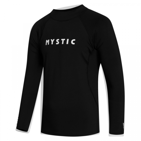 Mystic Star L/S Rashvest Junior Black i gruppen Våtdräktsprodukter / Underställ och rashguards / Rashguards för solskydd  / Rashguard barn hos Surfspot Sweden AB (35001-240163-900)