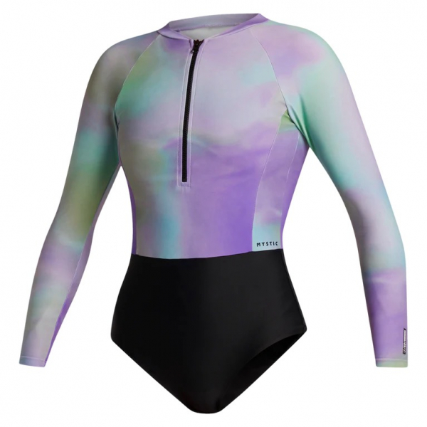 Mystic Jayde L/S One Piece Women Purple / Green i gruppen Våtdräktsprodukter / Underställ och rashguards / Rashguards för solskydd  / Rashguard dam hos Surfspot Sweden AB (35001-240181-517)