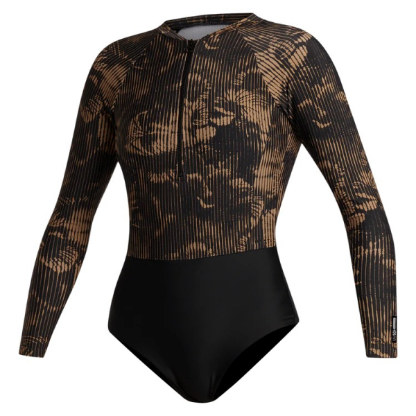 Mystic Jayde L/S One Piece Women Slate Brown i gruppen Våtdräktsprodukter / Underställ och rashguards / Rashguards för solskydd  / Rashguard dam hos Surfspot Sweden AB (35001-240181-730)