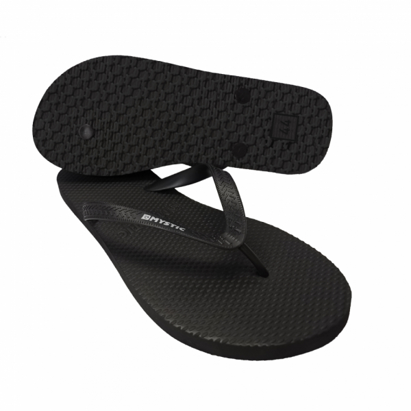 Black shop flip flops