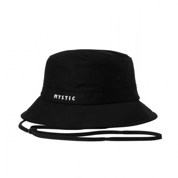 Mystic Quickdry Bucket Hat Black i gruppen Övrigt / Kläder / Kepsar, hattar och mössor hos Surfspot Sweden AB (35108-240221-900)