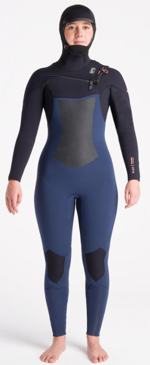 C-Skins NuWave ReWired 6:5 Womens Hooded Steamer i gruppen Våtdräktsprodukter / Våtdräkter / Våtdräkt dam hos Surfspot Sweden AB (C-NRW65WH)