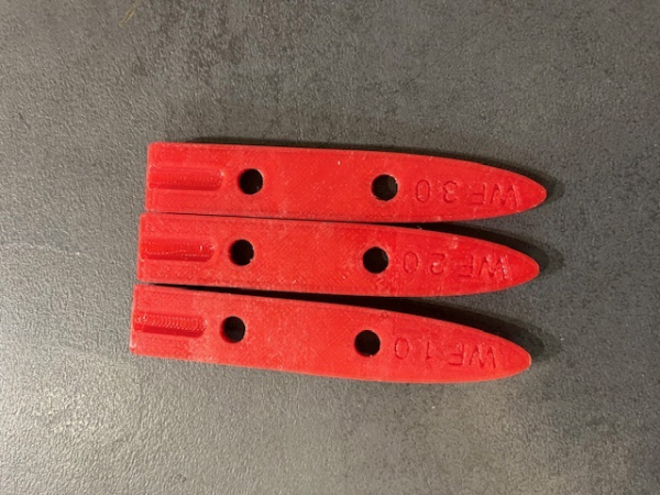 F4 Red Shims i gruppen Foil / Wingfoil / Delar för uppgradering och reparation / Delar och reservdelar wingfoil hos Surfspot Sweden AB (F4redshims)