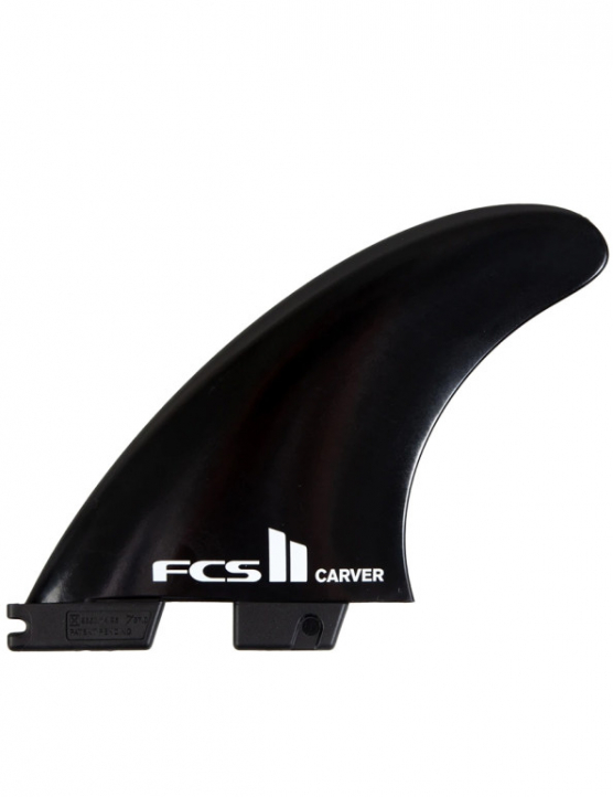 FCS II Carver Black Medium Tri Retail Fins i gruppen Vågsurf / Tillbehör Vågsurf, Skim- och Bodyboard / Fenor för vågsurf hos Surfspot Sweden AB (FCAR-BK01-MD-TS-R)