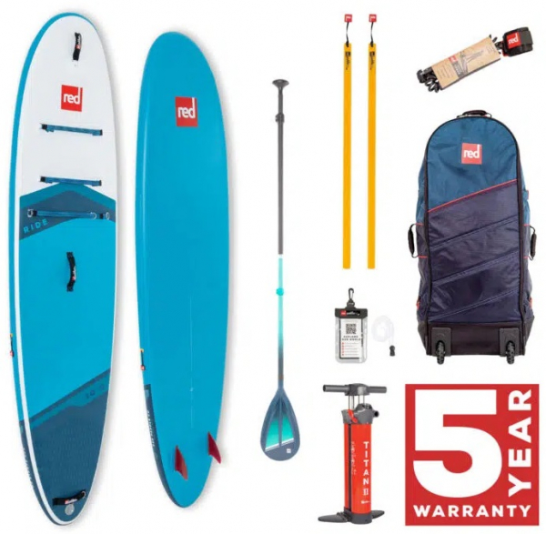 Red Paddle Co, 10´0 Ride MSL – Paket i gruppen SUP / SUP brädor hos Surfspot Sweden AB (RPSU_RI_10-0B_CTPK_23)