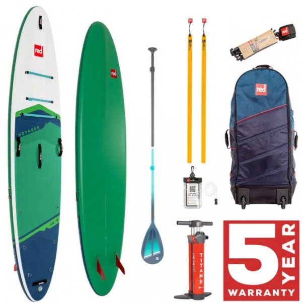 Red Paddle Voyager 12.6 RPC Package i gruppen SUP / SUP brädor hos Surfspot Sweden AB (RPSU_VO_12-6_CTPK_23)