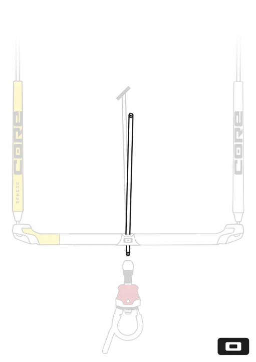 Core Sensor 3 S Bar Depowerline (OBS S-versionen) i gruppen Kite / Reservdelar kiteutrustning / Reservdelar kite och bom hos Surfspot Sweden AB (RZSEN3SDEPOWERLINE)