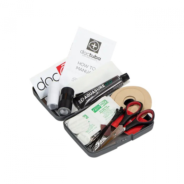 Dr. Tuba Kite Repair Kit i gruppen Foil / Wingfoil / Delar för uppgradering och reparation / Lagningskitt, tejp, lim wingfoil hos Surfspot Sweden AB (drtubakiterep)